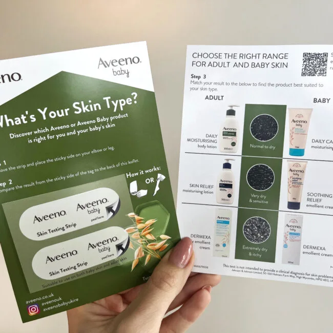 Aveeno Adult + Baby – Skin Nourishment Test