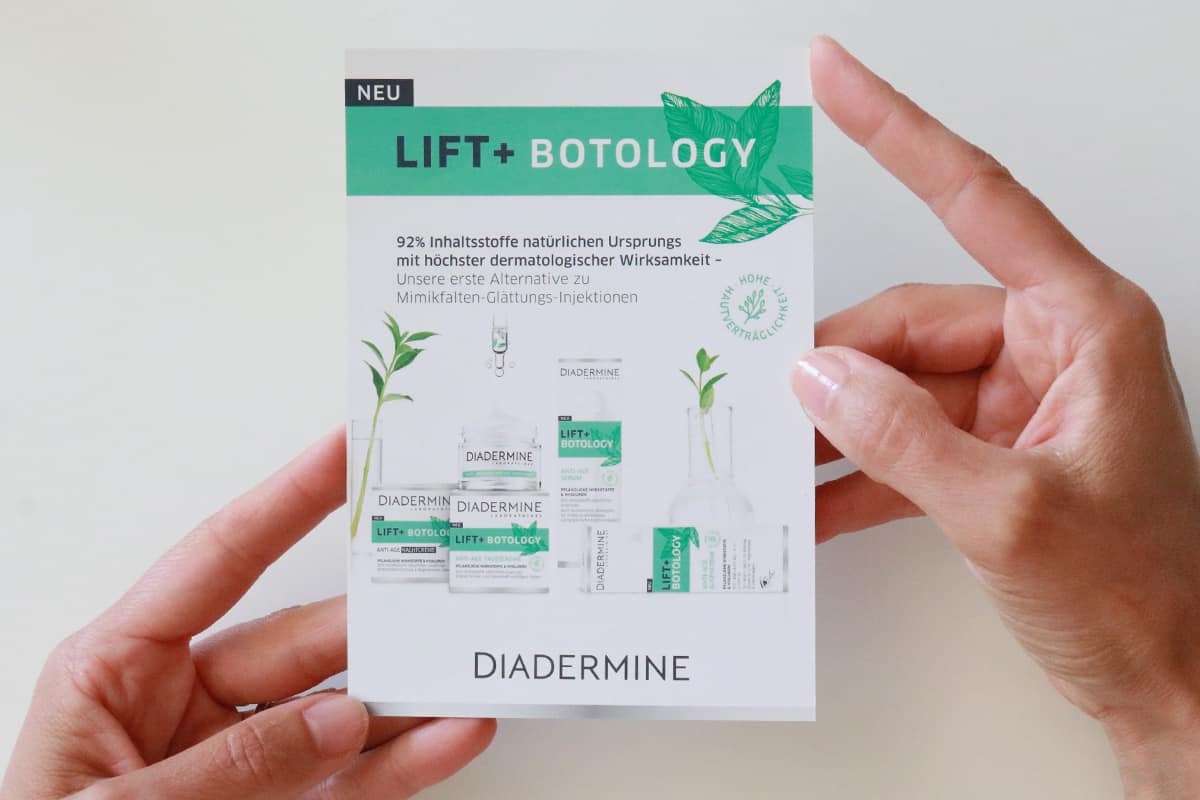 Diadermine Lift+ Botology product proof