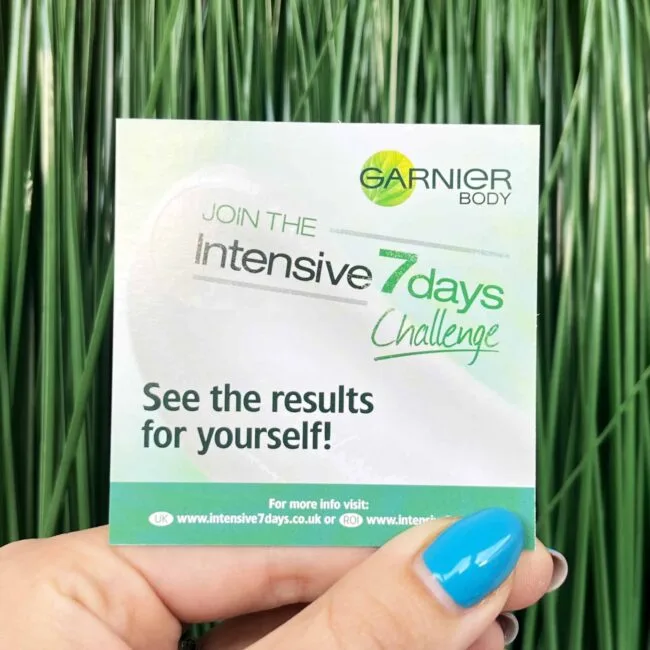 Garnier 7 Days – Claim Proof