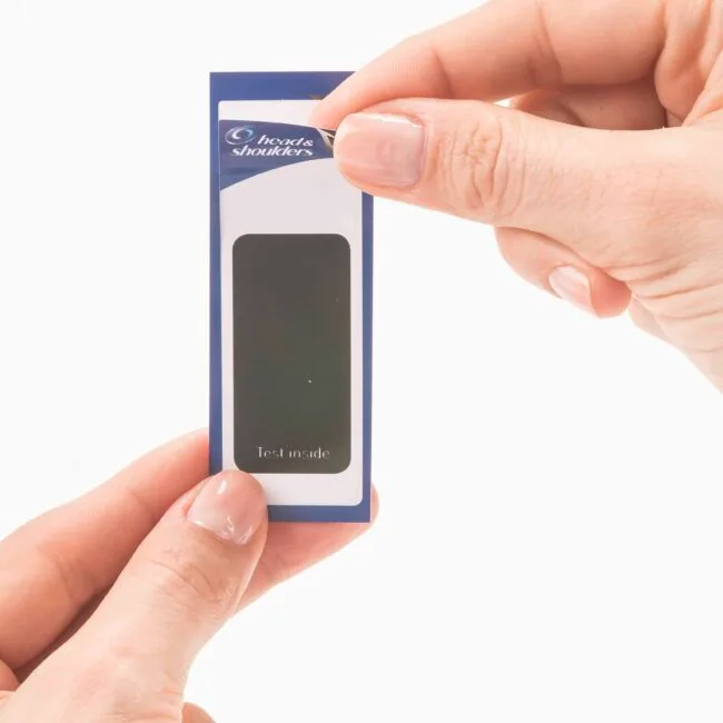 H&S – Dandruff-Free Hair Test
