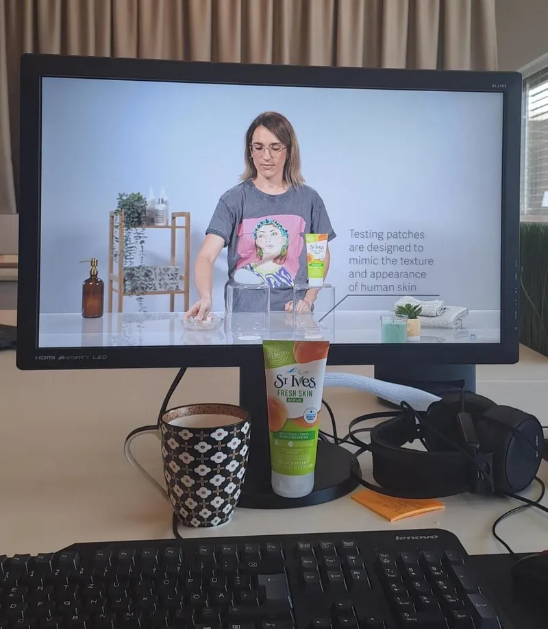 St. Ives Scrub – Efficacy Demo Video