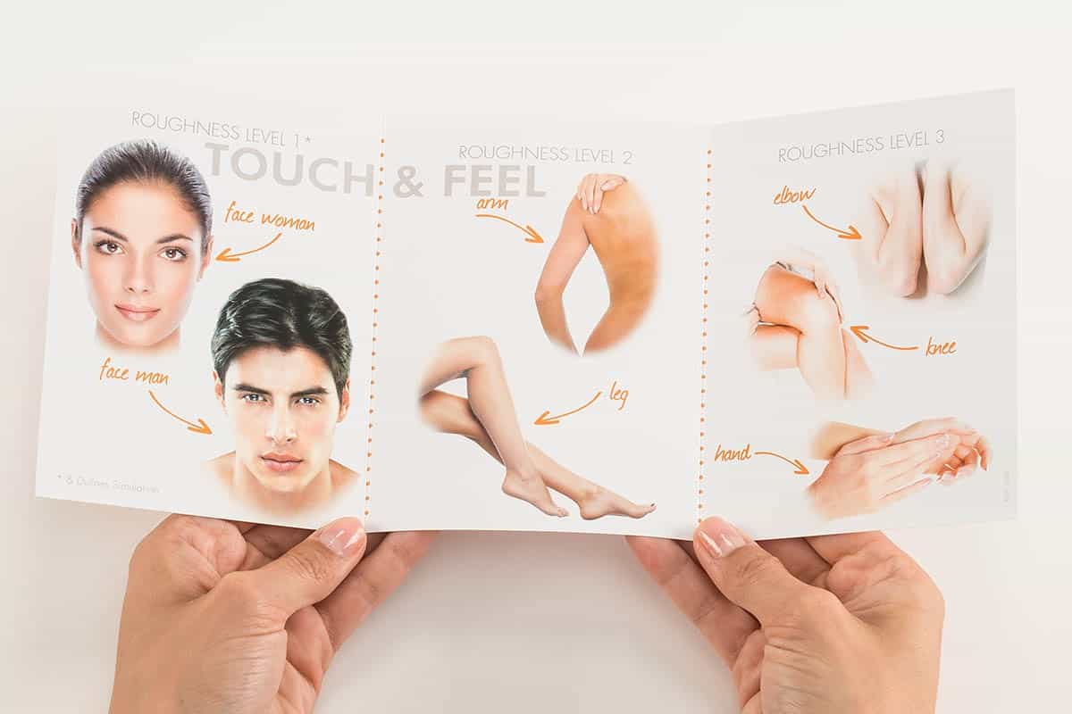 Brand Activation - Unfolded Body Roughness Level 1, 2 and 3 - Touch and Feel | USP Solutions