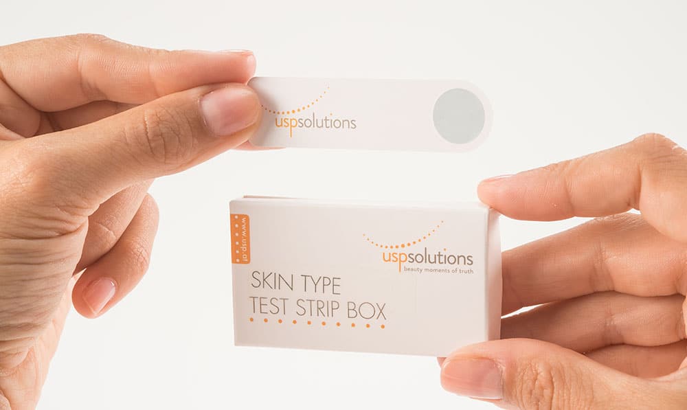 Direct Selling - Strip of Skin Type Test Box | USP Solutions